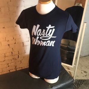 Women’s Graphic Tee “Nasty Woman” Sz L NWOT